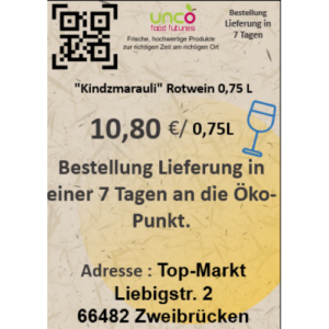 "Kindzmarauli" Rotwein 0,75 L