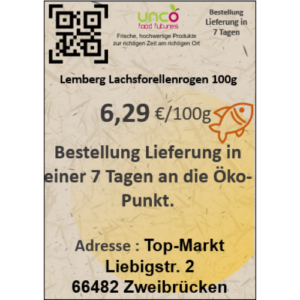 Lemberg Lachsforellenrogen 100g