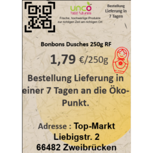 Bonbons Dusches 250g RF