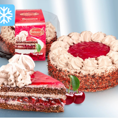 Schichttorte mit Kirschgeschmack und Schokoladengeschmack, tiefgefroren 600 g