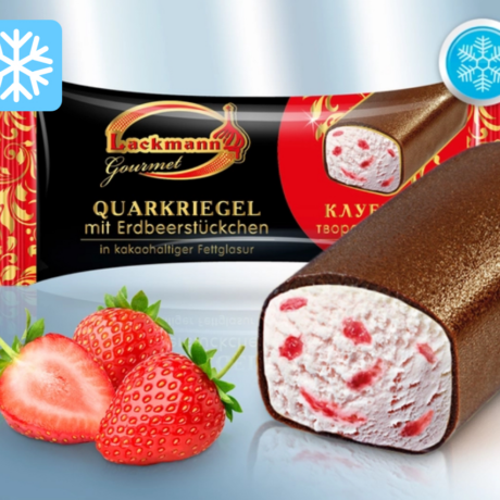 Quarkriegel in Schokoglasur mit Erdbeergeschmack 38 g