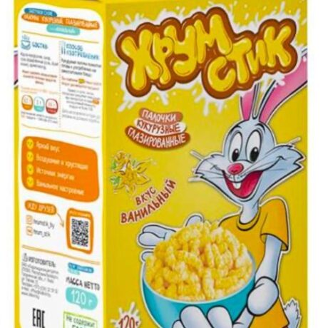 KhrumStick Mais-Sticks mit Vanille-Geschmack 120g