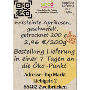 Entsteinte Aprikosen, geschwefelt, getrocknet 200 g