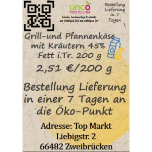 Grill-und Pfannenkäse mit Kräutern 45% Fett i.Tr. 200 g