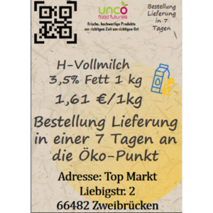 H-Vollmilch 3,5% Fett 1 kg