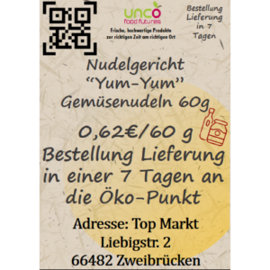 Nudelgericht “Yum-Yum” Gemüsenudeln 60g