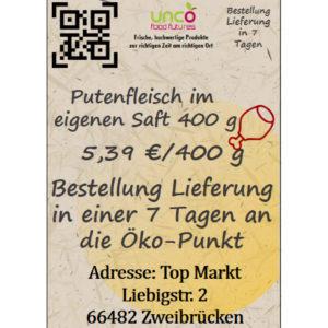 Putenfleisch im eigenen Saft 400 g