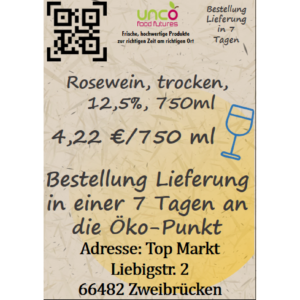 Rosewein, trocken, 12,5%, 750ml