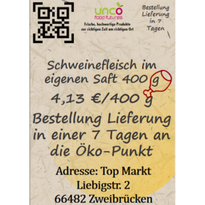 Schweinefleisch im eigenen Saft 400 g