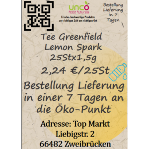 Tee Greenfield Lemon Spark 25Stx1,5g