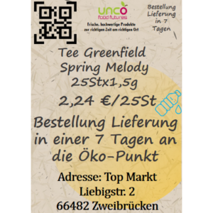 Tee Greenfield Spring Melody 25Stx1,5g